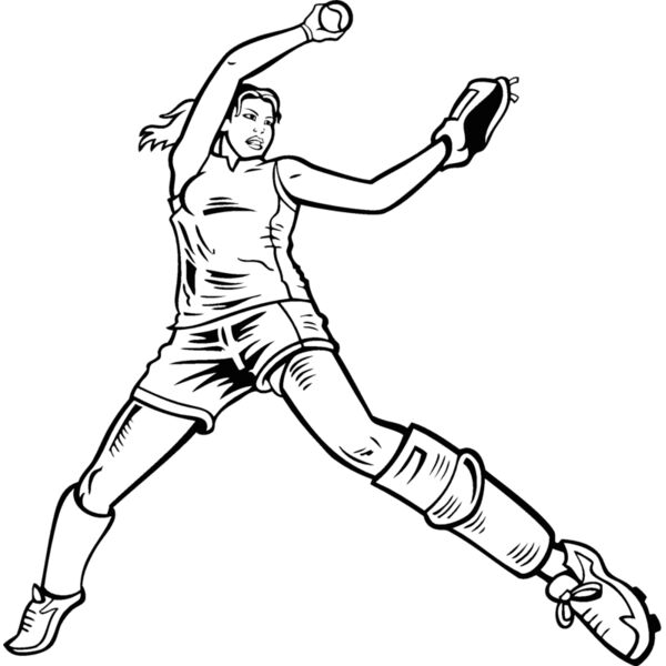 softbllplyr12v4bw Thumbnail