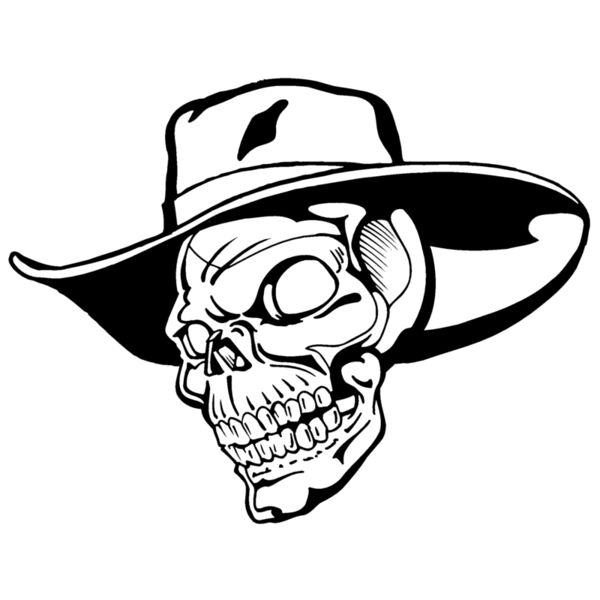 skull with cowboy hat Thumbnail