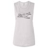 Ladies' Bella Flowy Scoop Muscle Tank Thumbnail