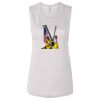 Ladies' Bella Flowy Scoop Muscle Tank Thumbnail