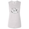 Ladies' Bella Flowy Scoop Muscle Tank Thumbnail