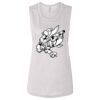 Ladies' Bella Flowy Scoop Muscle Tank Thumbnail