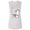 Ladies' Bella Flowy Scoop Muscle Tank Thumbnail