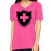 Missy's Relaxed Jersey Short-Sleeve V-Neck T-Shirt Thumbnail