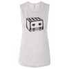 Ladies' Bella Flowy Scoop Muscle Tank Thumbnail