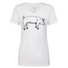 Next Level The Ideal V T-Shirt Thumbnail